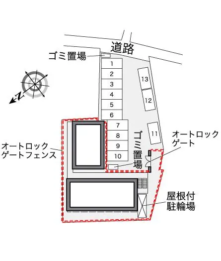 ★手数料０円★加古川市尾上町長田　月極駐車場（LP）